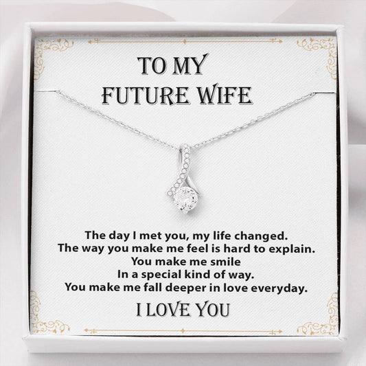 To My Future Wife Necklace, Engagement Gift for Future Wife, Birthday Gift