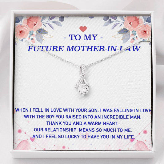To My Future Mother-In-Law Necklace, Engagement Gift for Future Wife, Birthday Gift