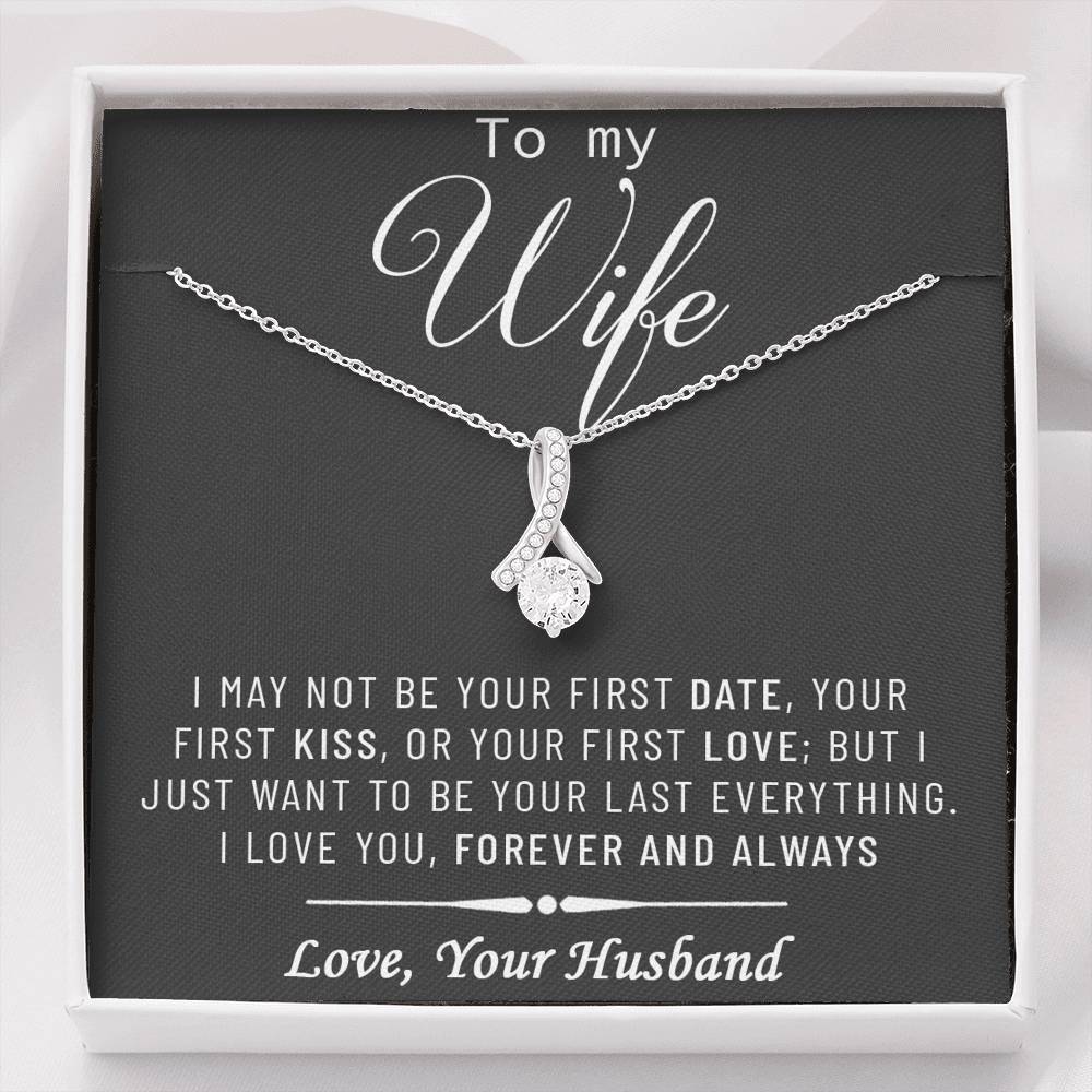 To My Wife Necklace, Engagement Gift For Her, Future Wife Birthday Gift