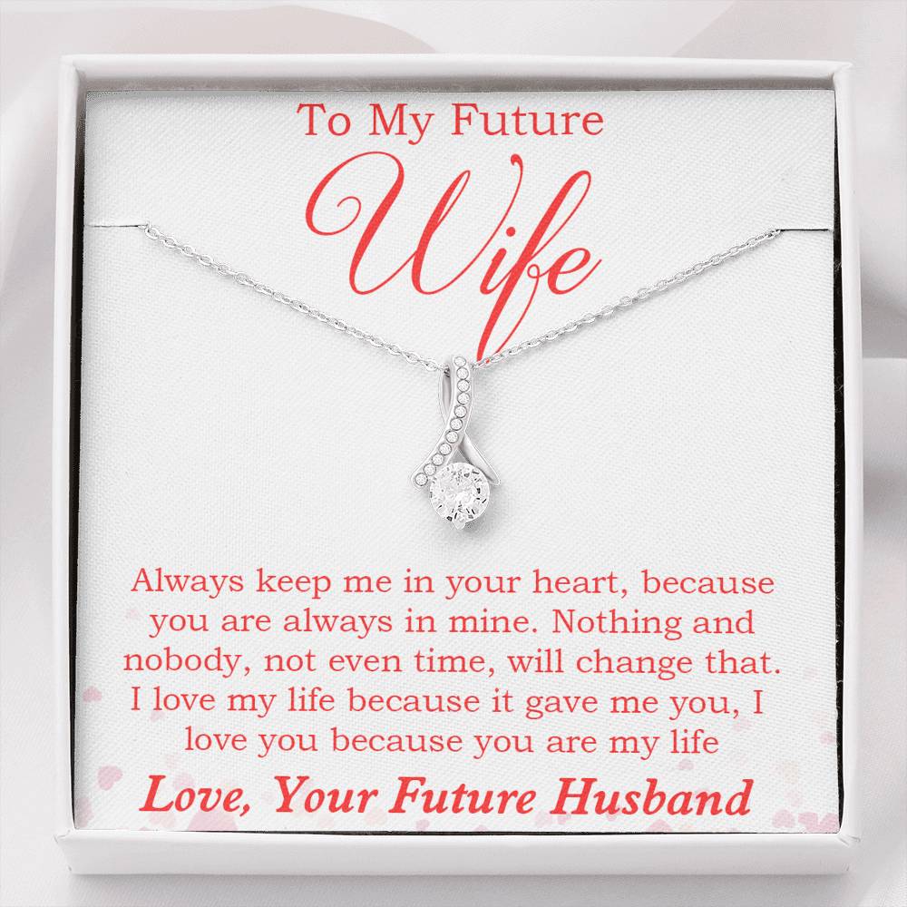 To My Future Wife Necklace, Engagement Gift for Future Wife, Birthday Gift