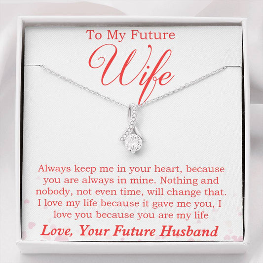 To My Future Wife Necklace, Engagement Gift for Future Wife, Birthday Gift
