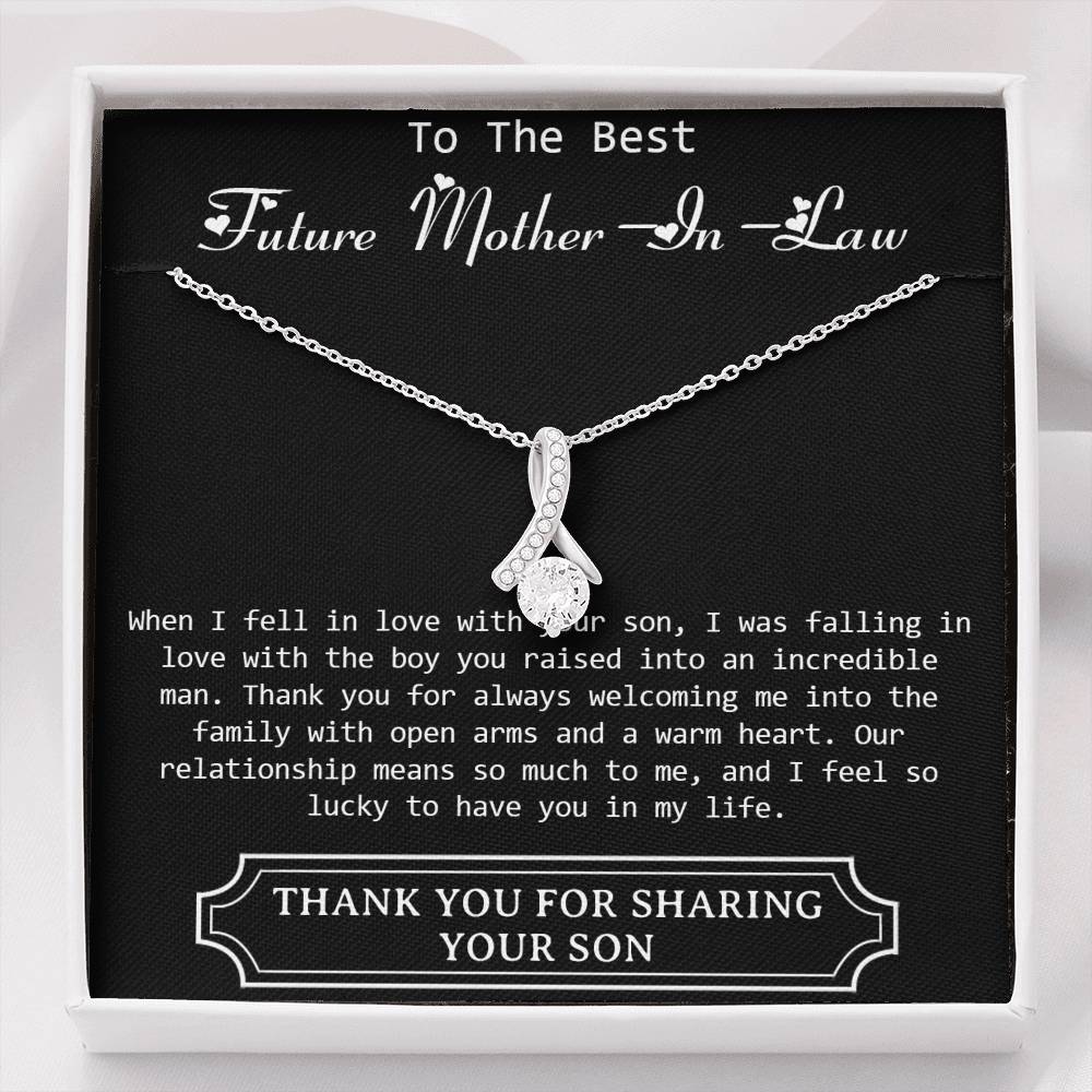 Future Mother in Law, Mother in Law Gift, Mother of the Groom Necklace, Mother of the Bride Necklace, Wedding Gift
