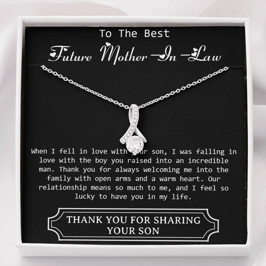 Future Mother in Law, Mother in Law Gift, Mother of the Groom Necklace, Mother of the Bride Necklace, Wedding Gift
