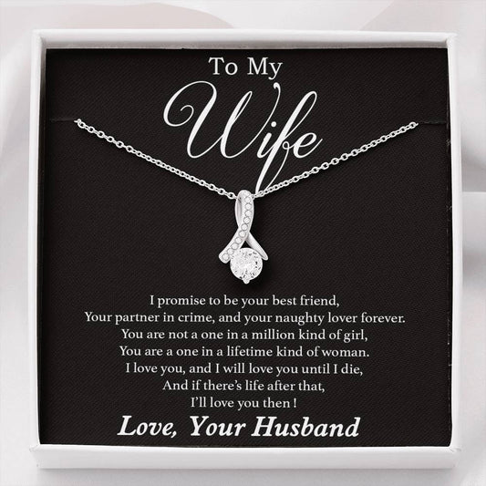 To My Wife Necklace, Gift For Wife, Anniversary Gift For Wife, Necklace For Wife