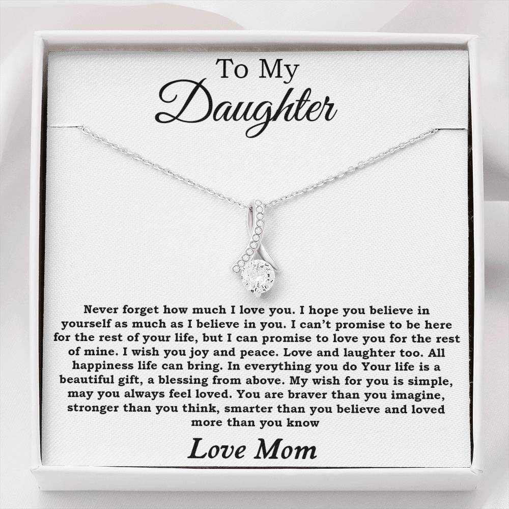 Daughter Gift from Mom, To Daughter Necklace for Daughter,Gift for Daughter
