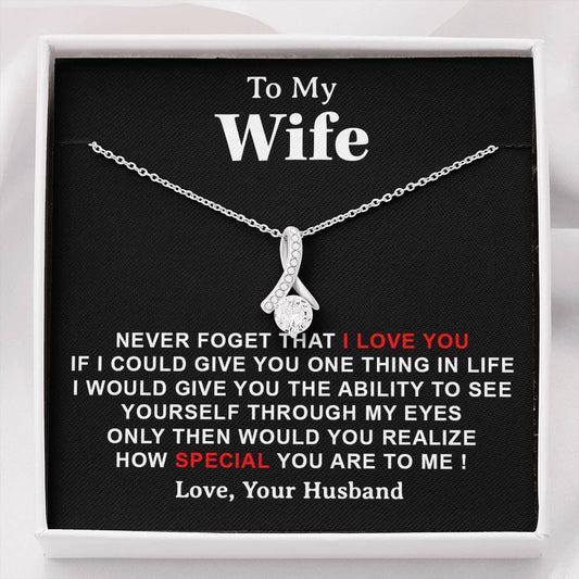 To My Wife Necklace, Engagement Gift For Her, Future Wife Birthday Gift