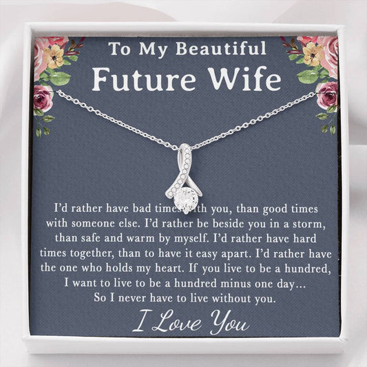To My Future Wife Necklace, Future Wife Gift, Gift for Future Wife Necklace Future Wife