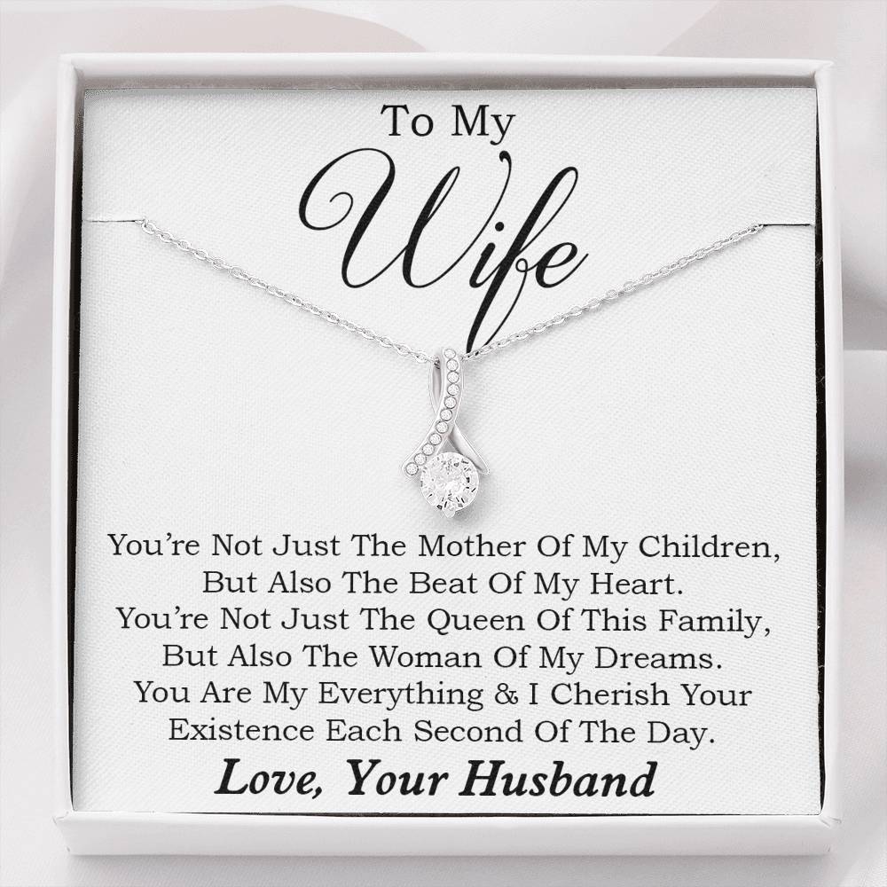 To My Wife Necklace, Engagement Gift for Future Wife, Birthday Gift