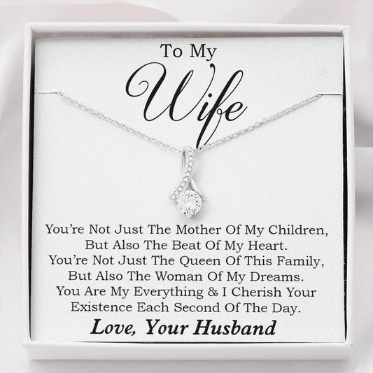 To My Wife Necklace, Engagement Gift for Future Wife, Birthday Gift