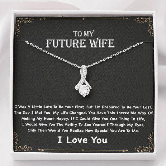 To My Future Wife Necklace, Engagement Gift for Future Wife, Birthday Gift