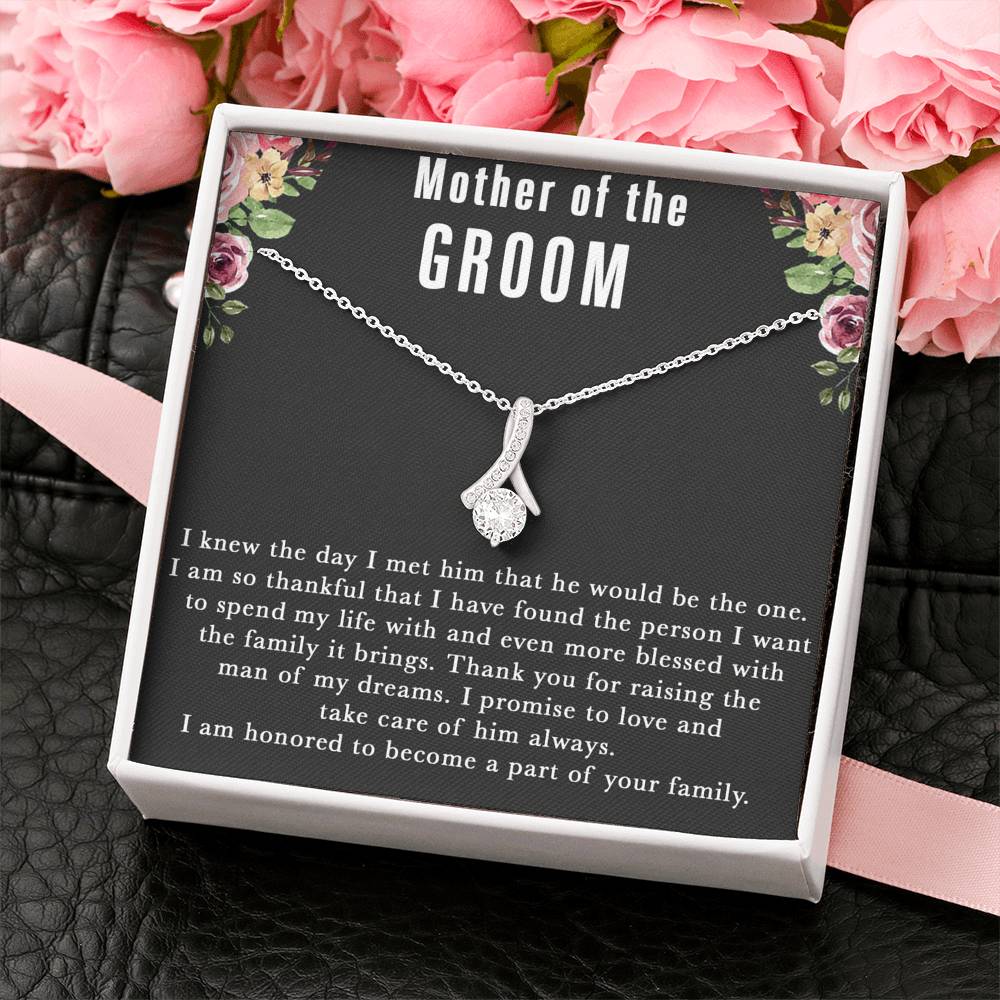 Mother of the Groom Necklace, Mother-In-Law Gift, Gift for Mother of the Groom