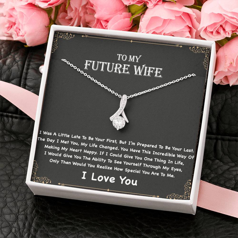To My Future Wife Necklace, Engagement Gift for Future Wife, Birthday Gift