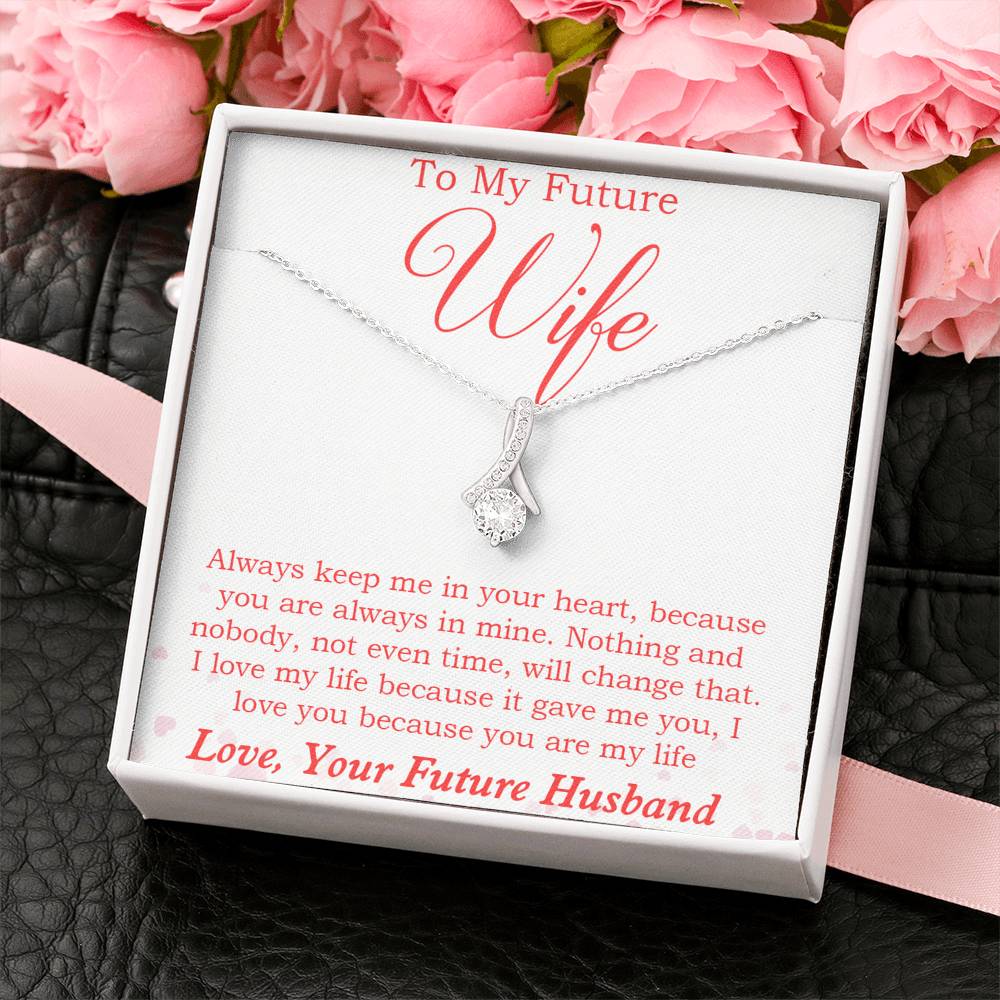 To My Future Wife Necklace, Engagement Gift for Future Wife, Birthday Gift