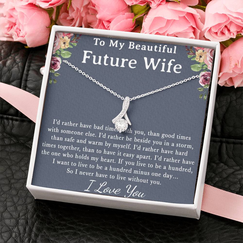 To My Future Wife Necklace, Future Wife Gift, Gift for Future Wife Necklace Future Wife