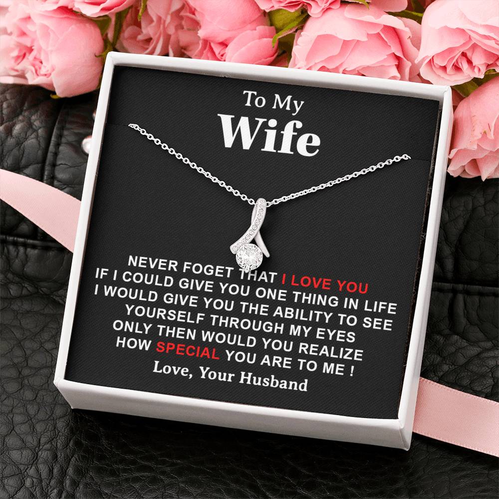 To My Wife Necklace, Engagement Gift For Her, Future Wife Birthday Gift