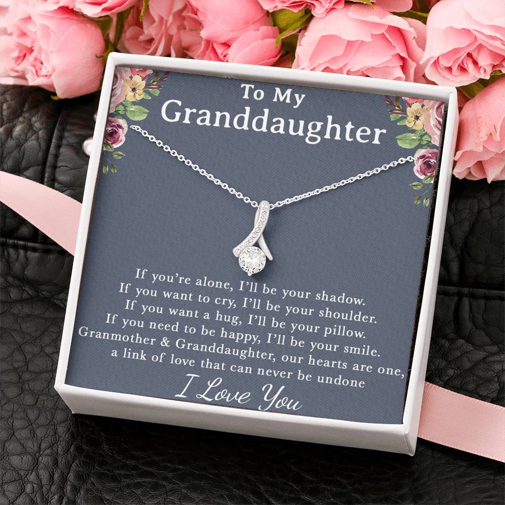 To My Granddaughter Necklace, Gift for Granddaughter, Necklace for Granddaughter