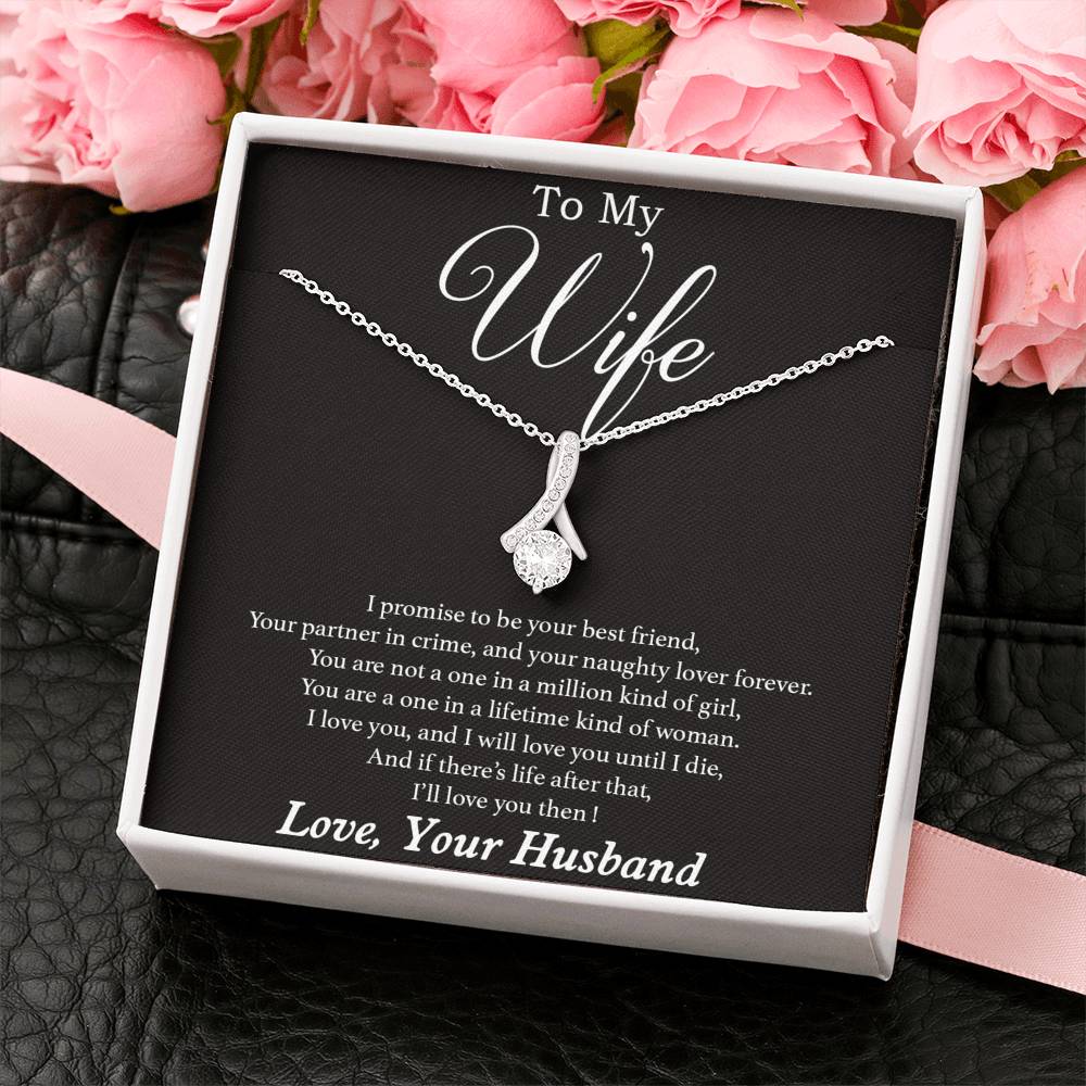 To My Wife Necklace, Gift For Wife, Anniversary Gift For Wife, Necklace For Wife