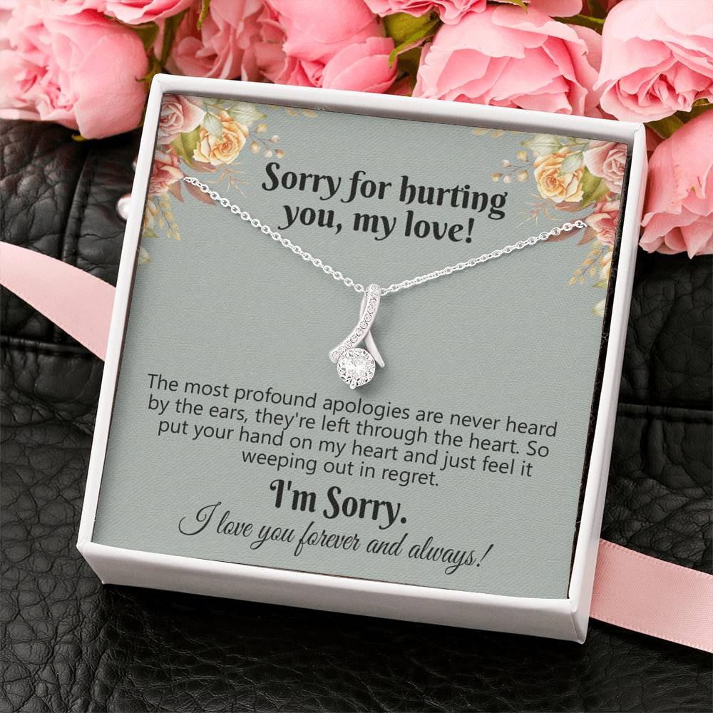 Apology Gift for Her, Forgiveness Gift, Sorry Gift for Wife, For Girlfriend, For Daughter, Gift to Say Your Sorry, Unique Apology Necklace