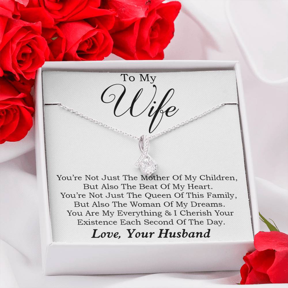To My Wife Necklace, Engagement Gift for Future Wife, Birthday Gift