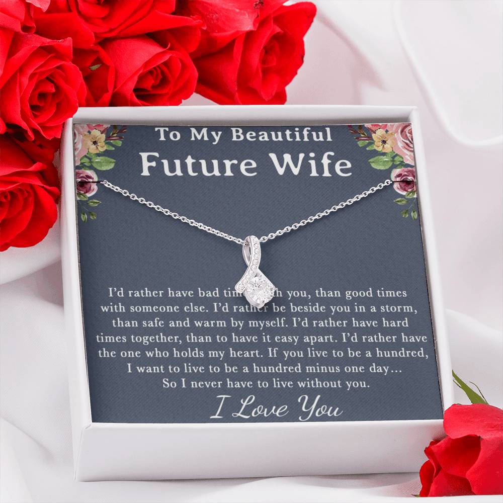 To My Future Wife Necklace, Future Wife Gift, Gift for Future Wife Necklace Future Wife