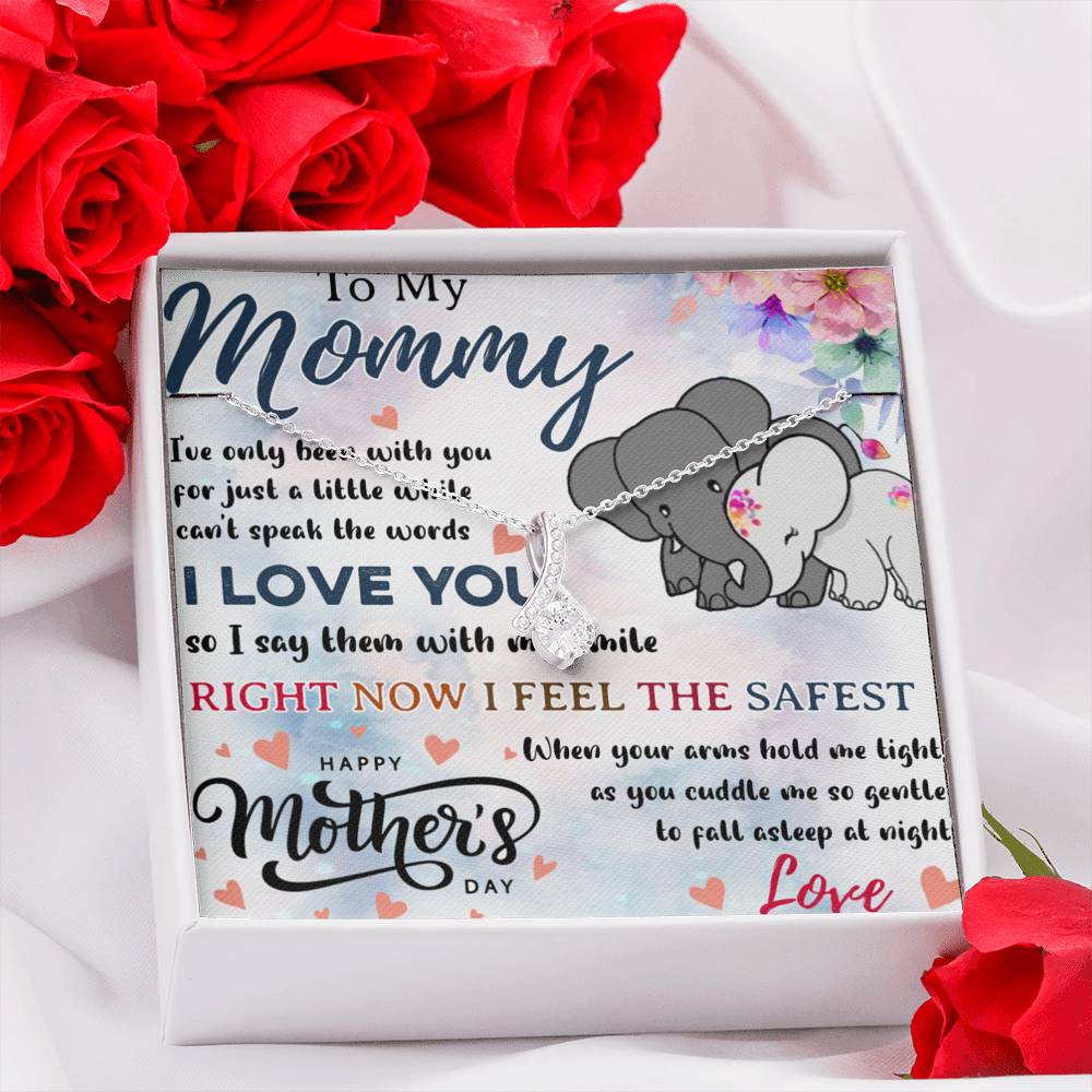 To My Mommy Gift Necklace, Trendy, Gift for New Mom, Happy Mother's Day Gift