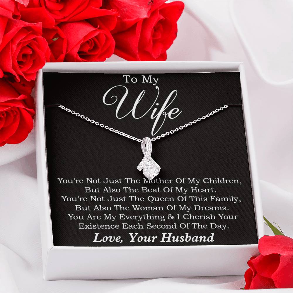 Wife Gift for Mothers Day Necklace, To Wife Mother Day Gift For Wife