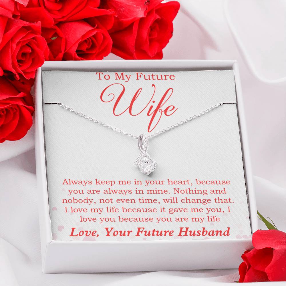 To My Future Wife Necklace, Engagement Gift for Future Wife, Birthday Gift