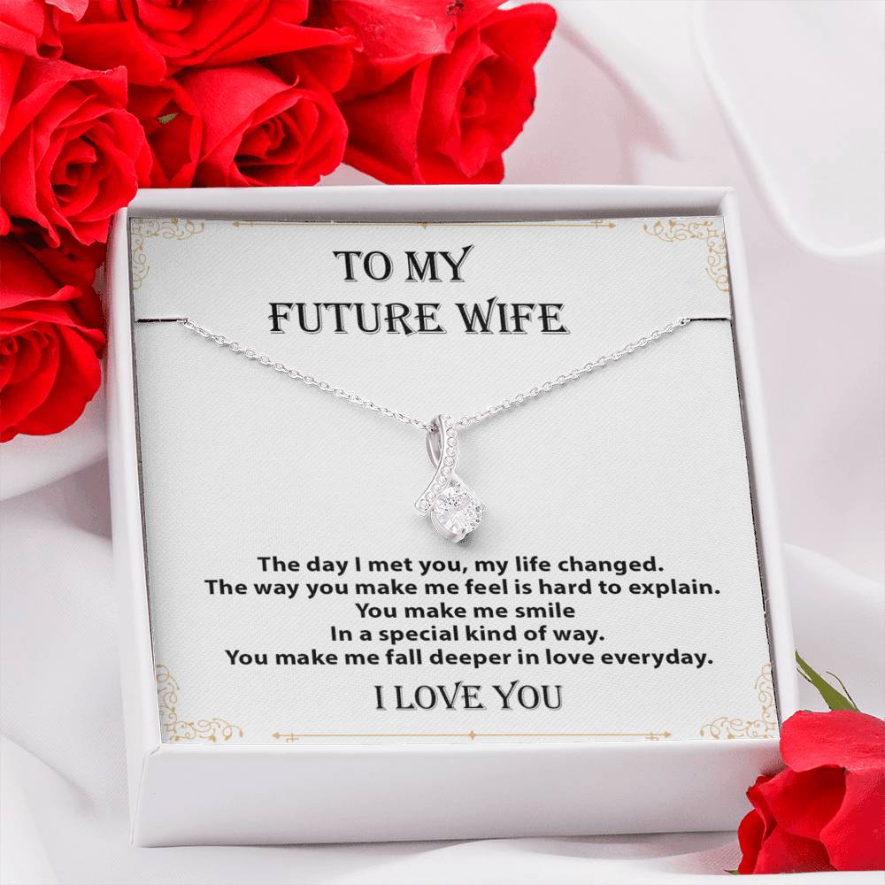 To My Future Wife Necklace, Engagement Gift for Future Wife, Birthday Gift