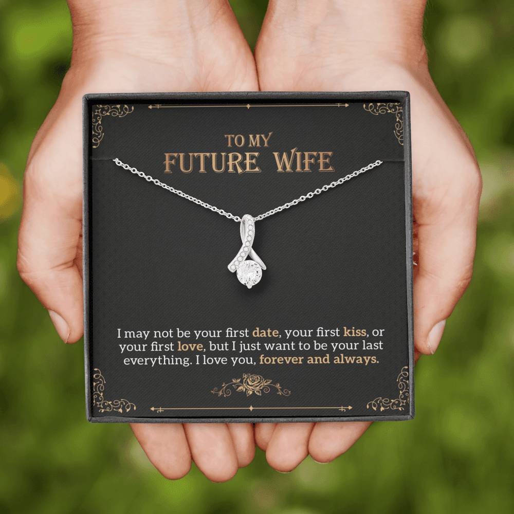 To My Future Wife Necklace, Engagement Gift for Future Wife, Birthday Gift