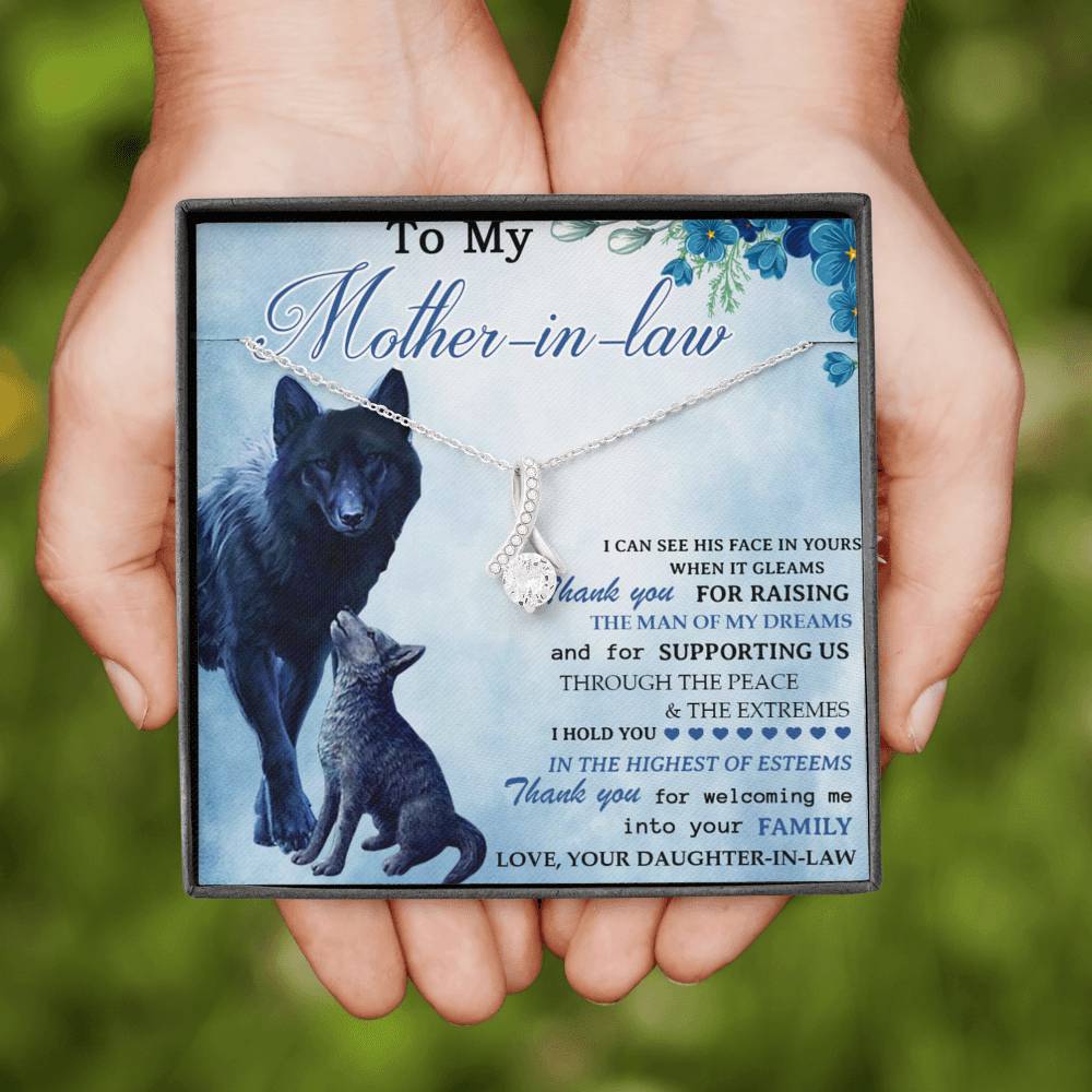 Mother In Law Gift, To My Mother In Law Necklace, Mother Of The Groom Gift From Bride