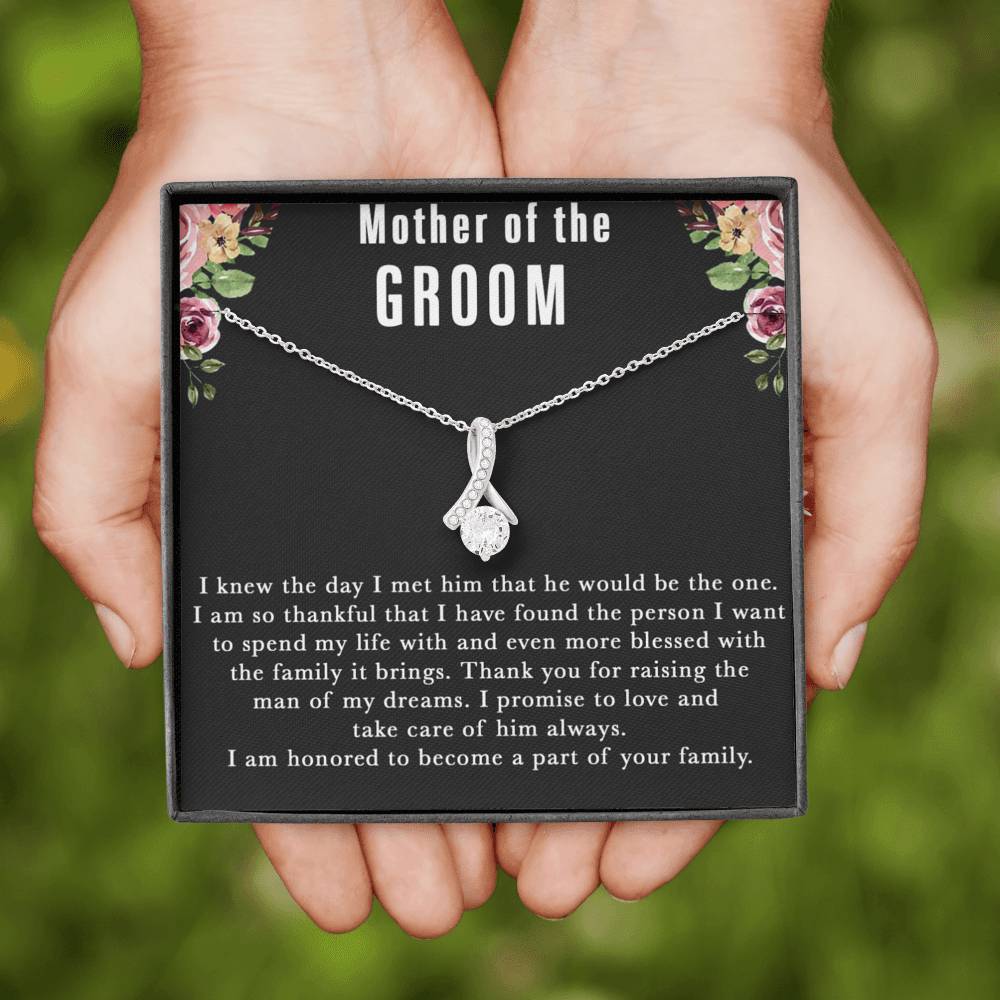 Mother of the Groom Necklace, Mother-In-Law Gift, Gift for Mother of the Groom