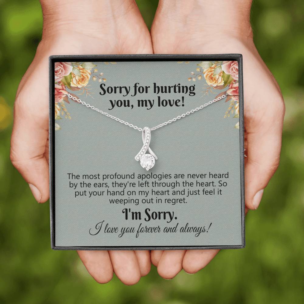 Apology Gift for Her, Forgiveness Gift, Sorry Gift for Wife, For Girlfriend, For Daughter, Gift to Say Your Sorry, Unique Apology Necklace