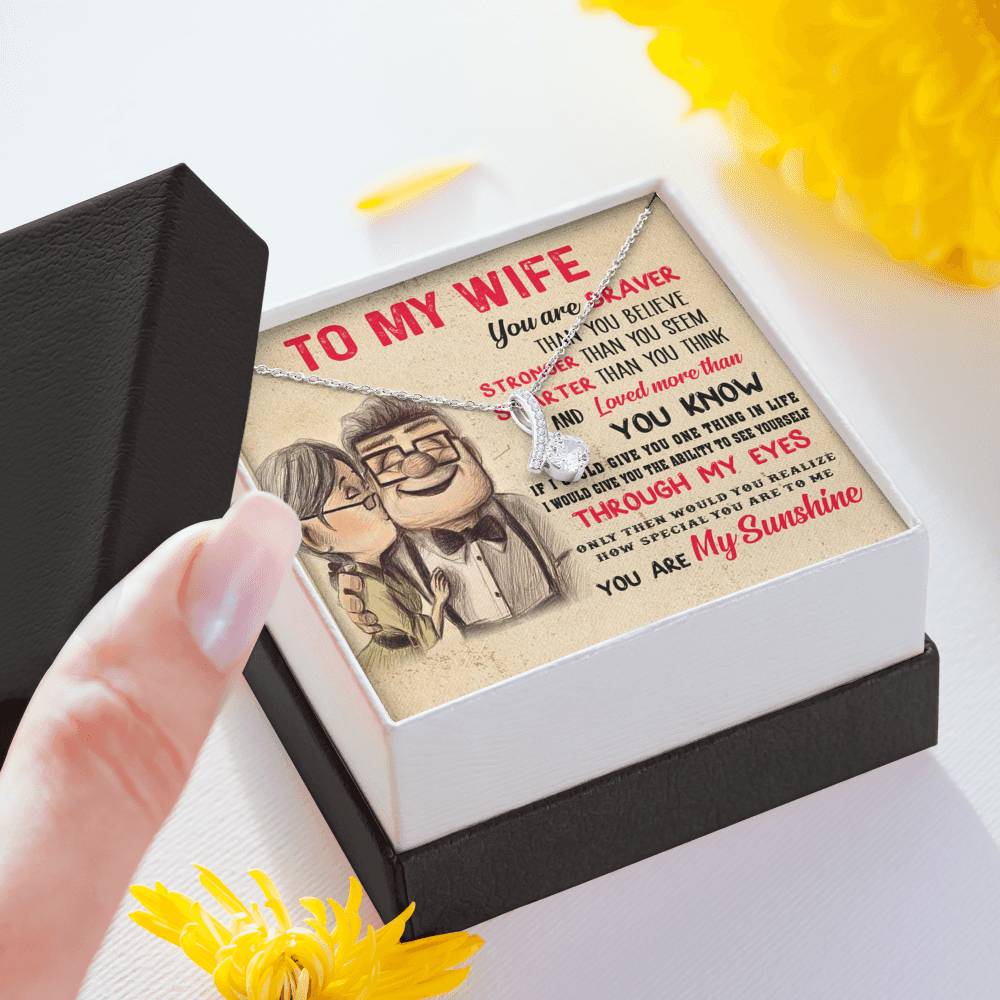 To My Wife Necklace, Engagement Gift for Future Wife, Birthday Gift