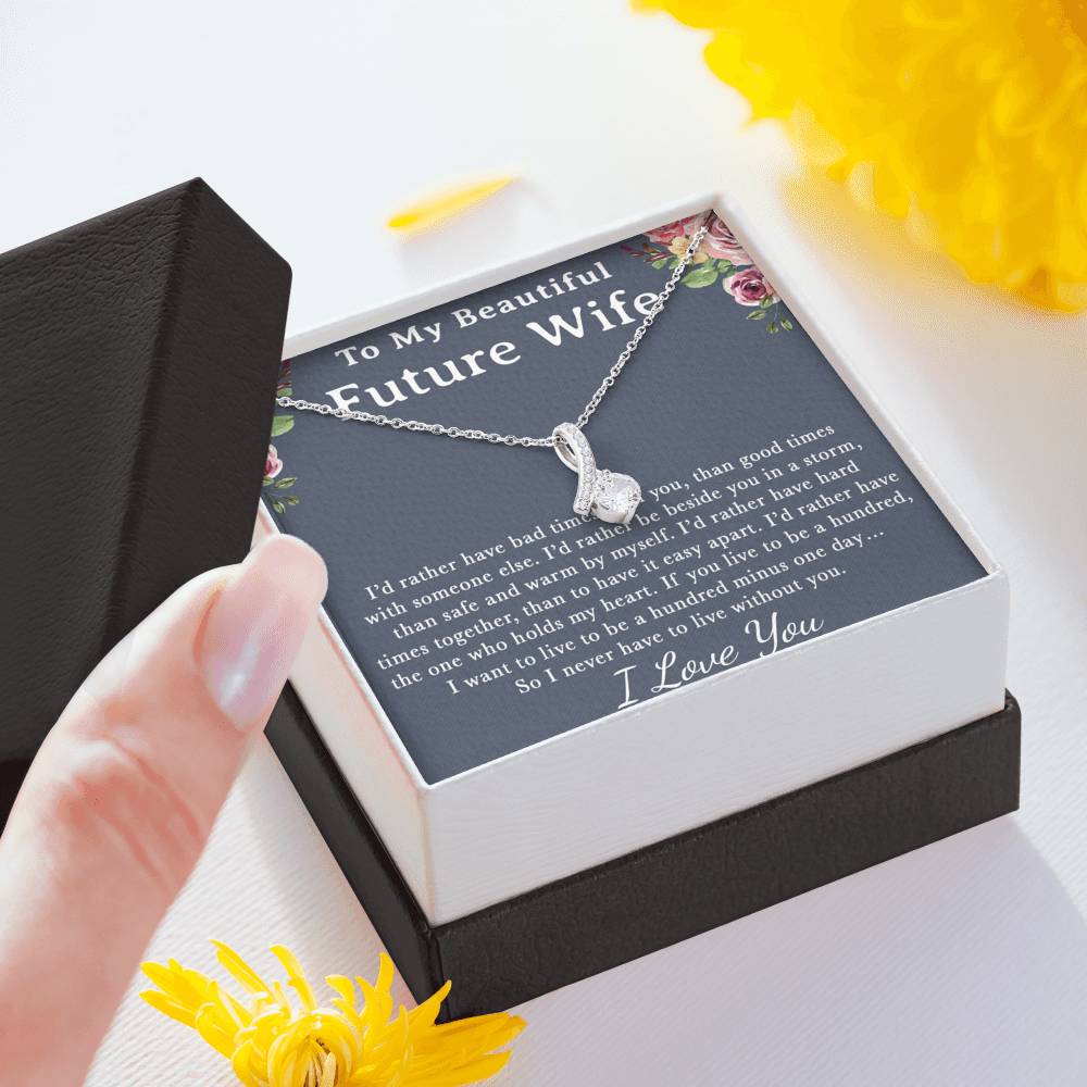 To My Future Wife Necklace, Future Wife Gift, Gift for Future Wife Necklace Future Wife