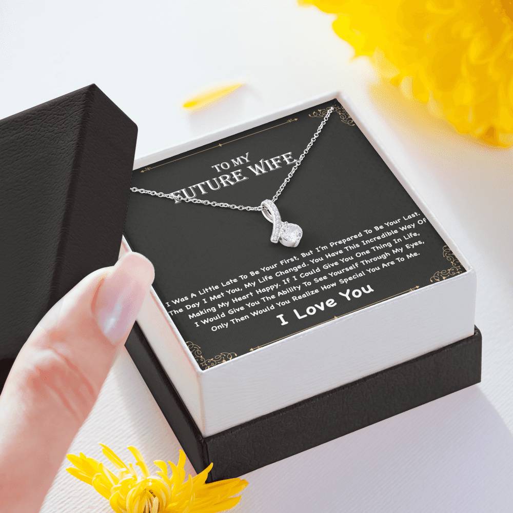 To My Future Wife Necklace, Engagement Gift for Future Wife, Birthday Gift