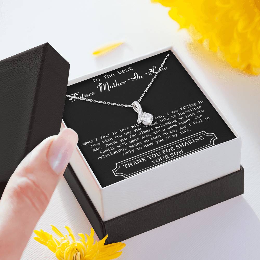 Future Mother in Law, Mother in Law Gift, Mother of the Groom Necklace, Mother of the Bride Necklace, Wedding Gift