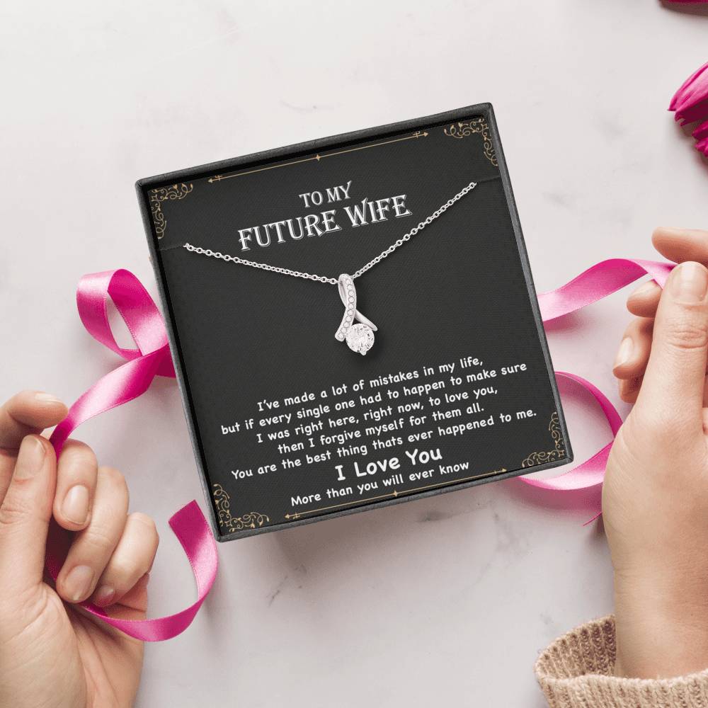 To My Future Wife Necklace, Engagement Gift for Future Wife, Birthday Gift