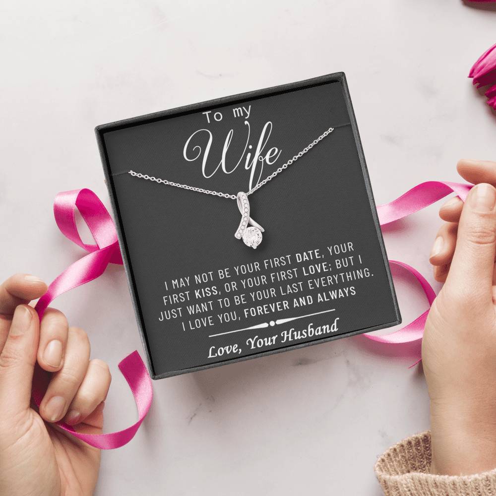 To My Wife Necklace, Engagement Gift For Her, Future Wife Birthday Gift