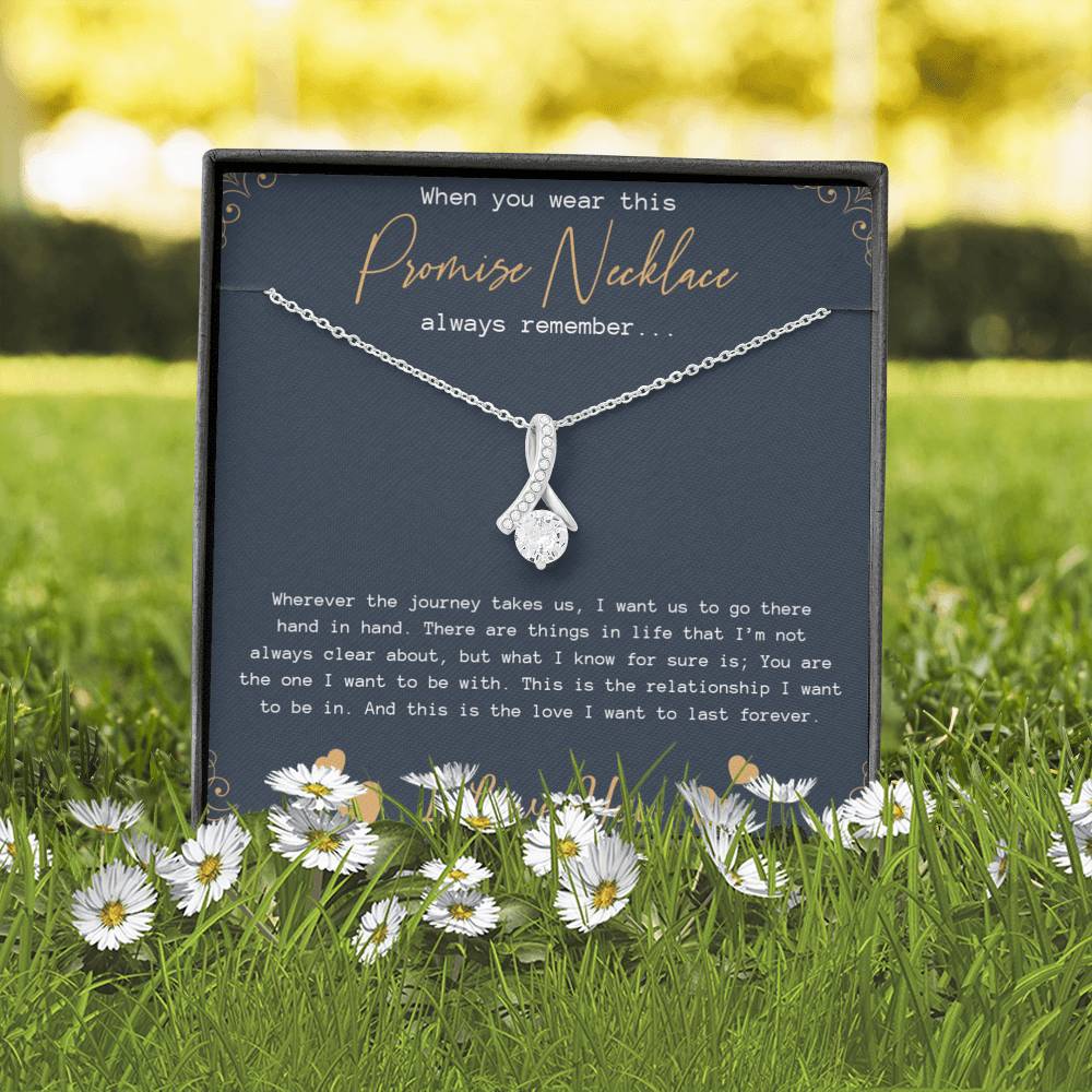 Promise Necklace for Girlfriend from Boyfriend, Gift for GirlFriend Necklace