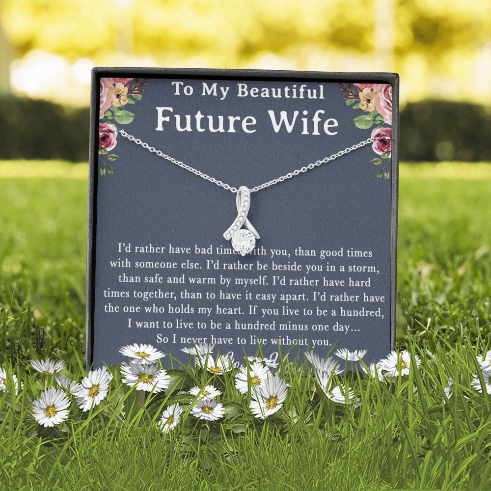 To My Future Wife Necklace, Future Wife Gift, Gift for Future Wife Necklace Future Wife