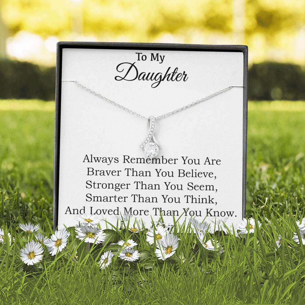 To My Daughter Always Remember Necklace-Birthday Gift For Daughter-From Mom