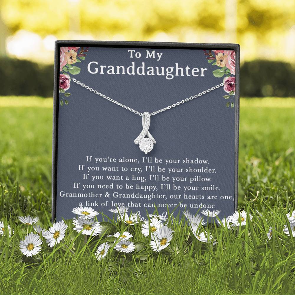 To My Granddaughter Necklace, Gift for Granddaughter, Necklace for Granddaughter