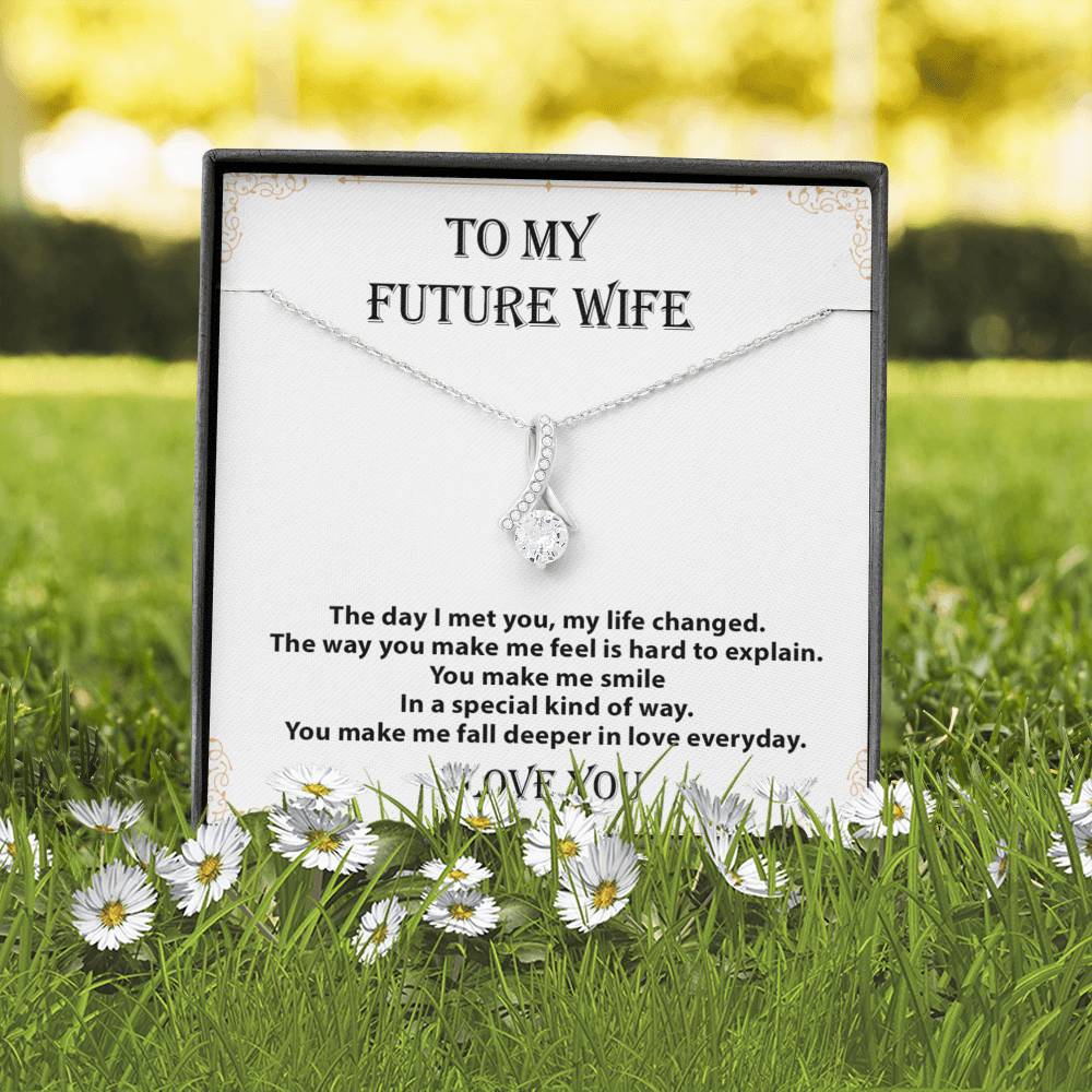 To My Future Wife Necklace, Engagement Gift for Future Wife, Birthday Gift