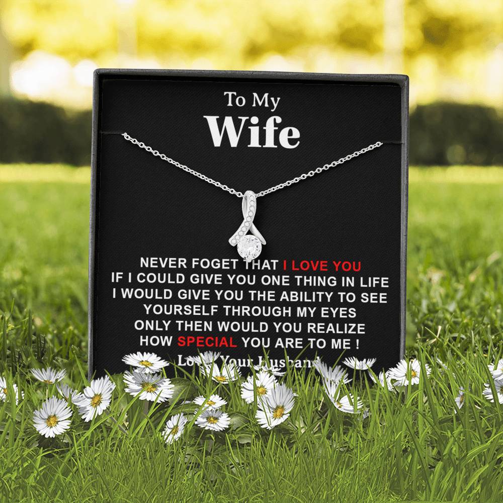 To My Wife Necklace, Engagement Gift For Her, Future Wife Birthday Gift
