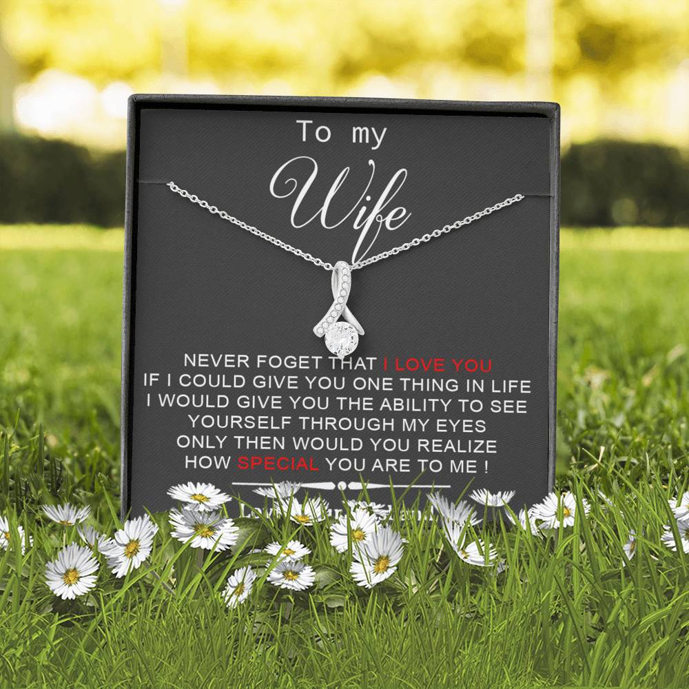To My Wife Necklace, Engagement Gift For Her, Future Wife Birthday Gift