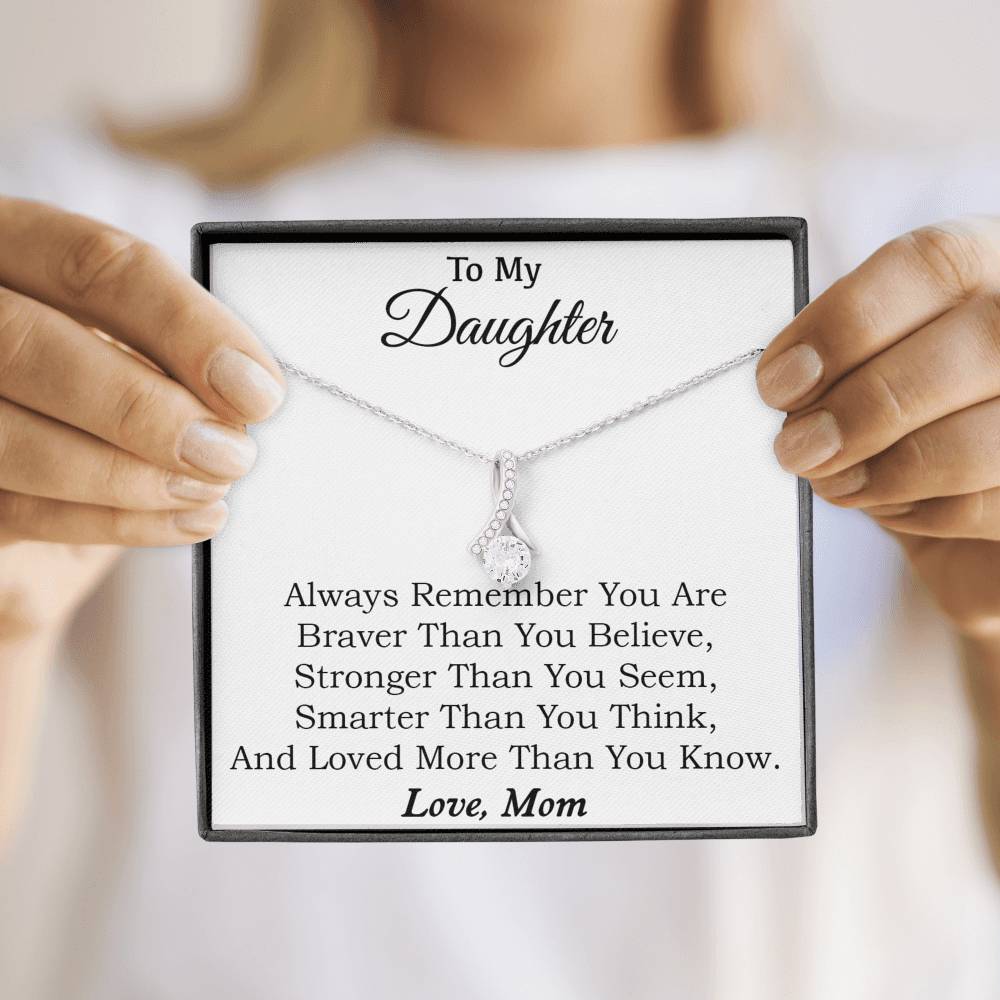 To My Daughter Always Remember Necklace-Birthday Gift For Daughter-From Mom