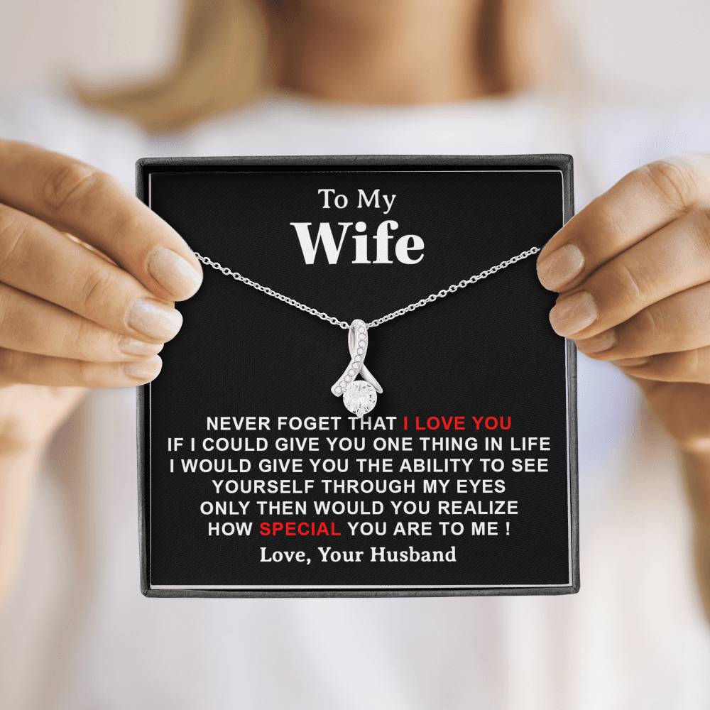To My Wife Necklace, Engagement Gift For Her, Future Wife Birthday Gift