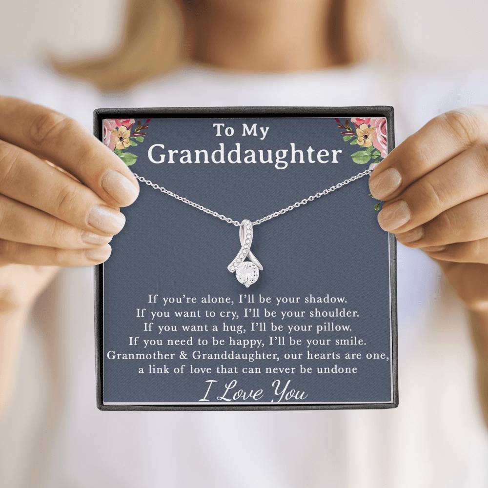 To My Granddaughter Necklace, Gift for Granddaughter, Necklace for Granddaughter
