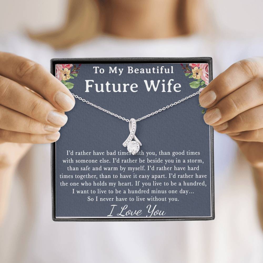 To My Future Wife Necklace, Future Wife Gift, Gift for Future Wife Necklace Future Wife