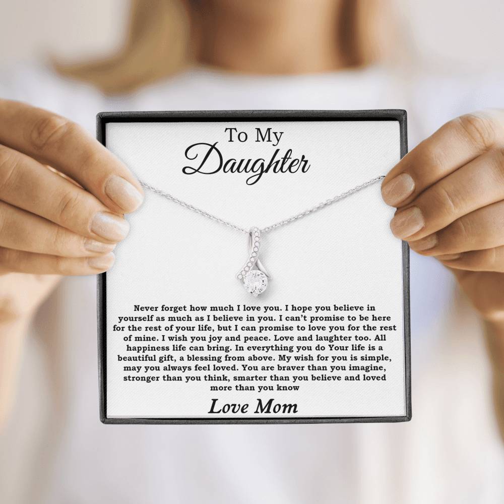 Daughter Gift from Mom, To Daughter Necklace for Daughter,Gift for Daughter